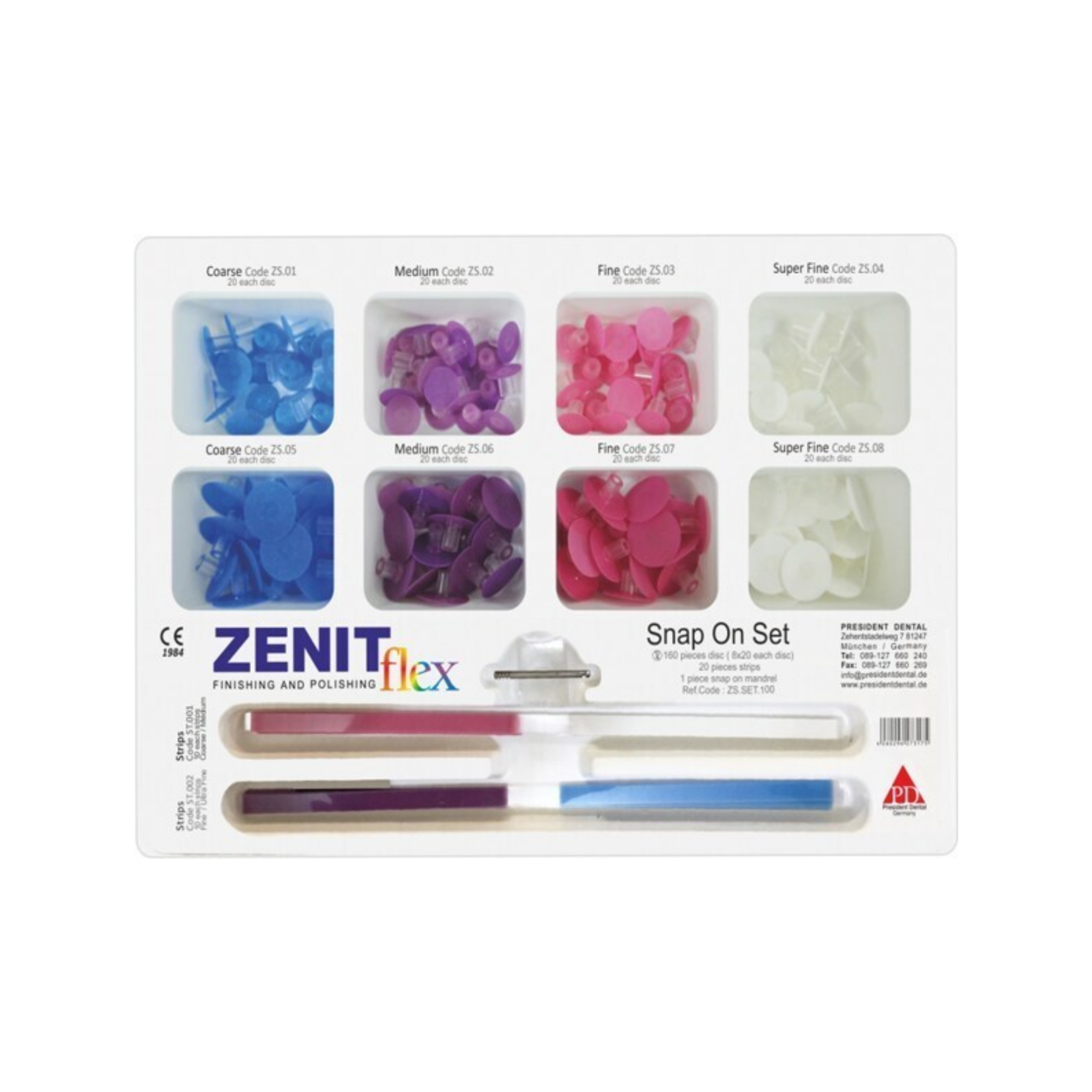 ZENIT FLEX SNAP ON - Finishing and Polishing Metal Disc