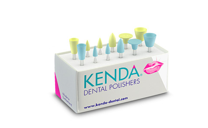KENDA Microfill Polishers for Composites, Assortment, RA, 12pcs max. 10'000 rpm, use water spray, autoclavable