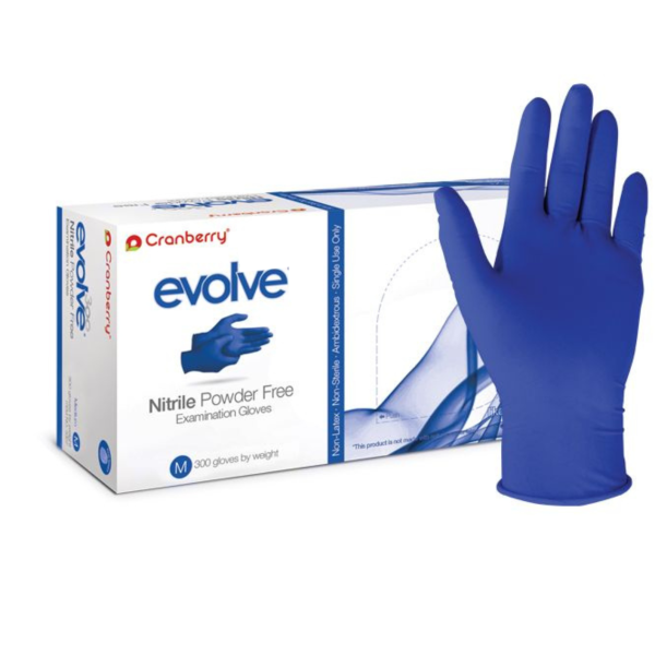 Evolove Powder Free Nitrile Gloves 100 pcs